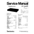 Cover page of TECHNICS STG460L Service Manual