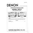 Cover page of DENON DC1 Owner's Manual