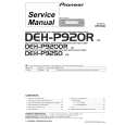 Cover page of PIONEER DEH-P920R Service Manual