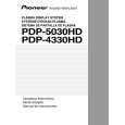 Cover page of PIONEER PDP-4330HD/KUC Owner's Manual