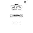 Cover page of ONKYO DX-C730 Owner's Manual