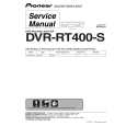 Cover page of PIONEER DVR-RT400-S/NVXGB Service Manual