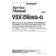 Cover page of PIONEER VSXD606SG Service Manual