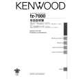 Cover page of KENWOOD FZ-7000 Owner's Manual