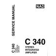 Cover page of NAD C340 Service Manual