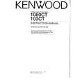 Cover page of KENWOOD 103CT Owner's Manual