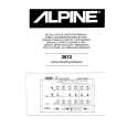 Cover page of ALPINE 3672 Owner's Manual