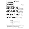 Cover page of PIONEER SE-M270/XCN1/EW Service Manual