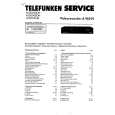 Cover page of TELEFUNKEN A960N Service Manual