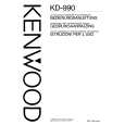 Cover page of KENWOOD KD990 Owner's Manual