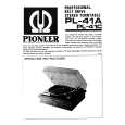Cover page of PIONEER PL-41A Owner's Manual