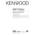 Cover page of KENWOOD KRF-V7090D Owner's Manual