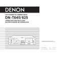 Cover page of DENON DNT625 Owner's Manual
