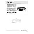 Cover page of TEAC A-500 Service Manual