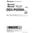 Cover page of PIONEER DEH-P6500R Service Manual