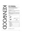 Cover page of KENWOOD KXW6060 Owner's Manual