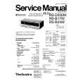Cover page of TECHNICS RS-D550W Service Manual