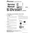 Cover page of PIONEER S-DV358T/XTW/EW5 Service Manual