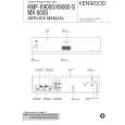 Cover page of KENWOOD KMFX9000 Service Manual