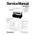 Cover page of TECHNICS RSM225 Service Manual