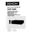 Cover page of DENON DAP-2500 Owner's Manual