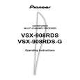 Cover page of PIONEER VSX-908RDS(-G) Owner's Manual