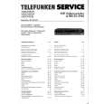 Cover page of TELEFUNKEN A980SV Service Manual