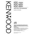 Cover page of KENWOOD KDC-6001 Owner's Manual