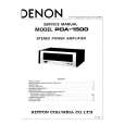 Cover page of DENON POA-1500 Service Manual