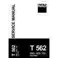 Cover page of NAD T562 Service Manual