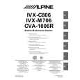Cover page of ALPINE IVX-C806 Owner's Manual