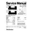 Cover page of TECHNICS SHCH750 Service Manual