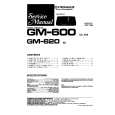 Cover page of PIONEER GM600 Service Manual