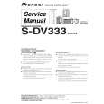 Cover page of PIONEER S-DV333/XJC/TA Service Manual
