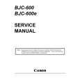 Cover page of CANON BJC-600 Service Manual