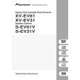 Cover page of PIONEER X-EV31D/DDRXJ Owner's Manual