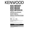 Cover page of KENWOOD KDC-MP2035 Owner's Manual