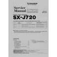 Cover page of PIONEER SX-J720 Service Manual