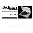 Cover page of TECHNICS SL-1700 Owner's Manual