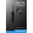 Cover page of SENNHEISER CXC 700 Owner's Manual
