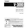 Cover page of TEAC V3000 Owner's Manual