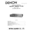 Cover page of DENON PMA-710 Service Manual