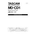 Cover page of TEAC MD-CD1 Owner's Manual