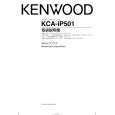 Cover page of KENWOOD KAC-IP501 Owner's Manual