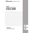 Cover page of PIONEER CDJ-200/WAXJ Owner's Manual