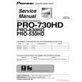 Cover page of PIONEER PRO630HD Service Manual