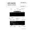 Cover page of KENWOOD KRA4020 Service Manual