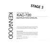 Cover page of KENWOOD KAC-720 Owner's Manual