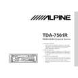 Cover page of ALPINE TDA-7561R Owner's Manual
