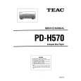 Cover page of TEAC PD-H570 Service Manual
